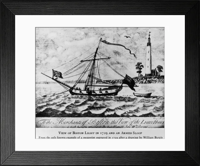Framed Print : Boston Light, Massachusetts Framed Print : Boston Light, Massachusetts