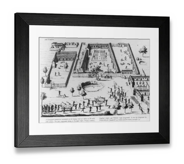 Framed Print : Guinea Trading Centre Framed Print : Guinea Trading Centre
