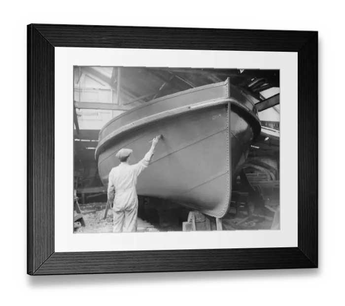 Framed Print : Diesel Lifeboat Framed Print : Diesel Lifeboat