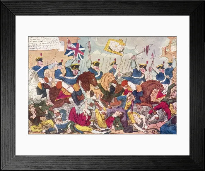 Framed Print : Peterloo Massacre Framed Print : Peterloo Massacre