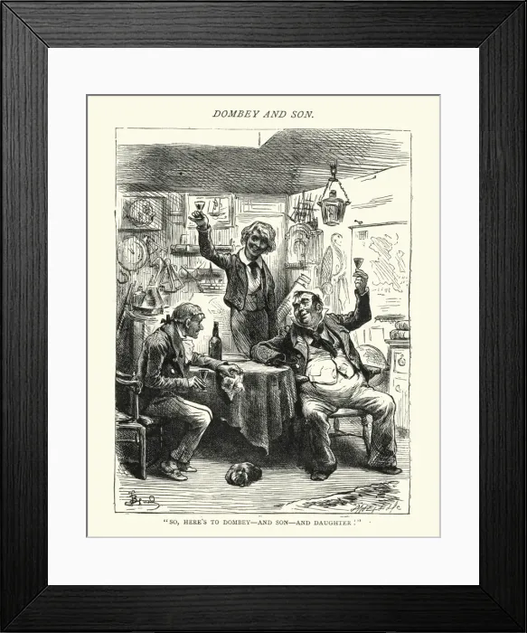 Framed Print : Dickenss Dombey and Son
