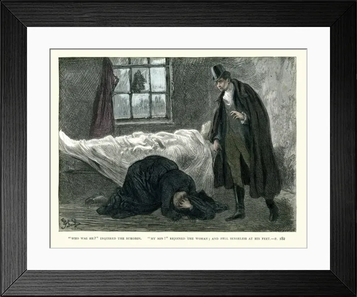 Framed Print : Charles Dickens - Sketches by Boz