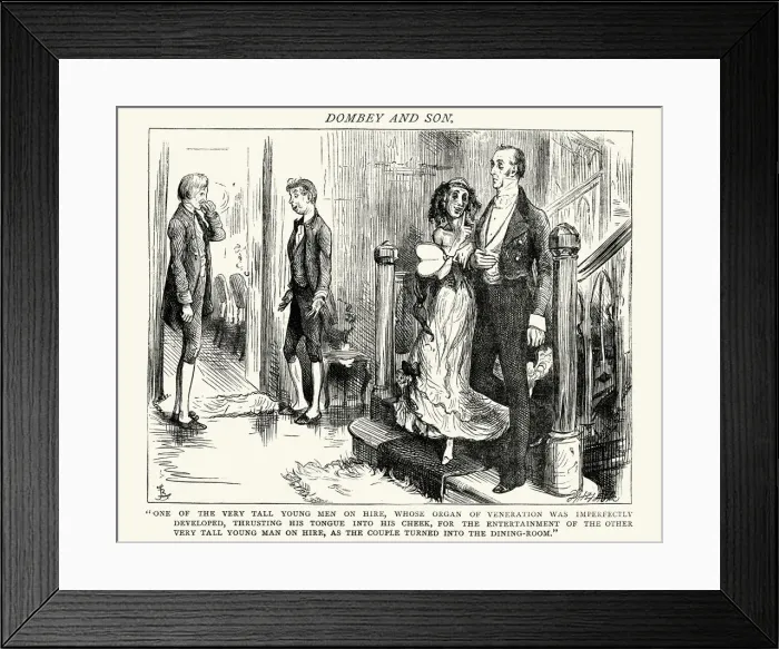 Framed Print : Charles Dickens - Dombey and Son Framed Print : Charles Dickens - Dombey and Son