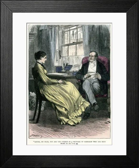 Framed Print : Charles Dickens - Hard Times Framed Print : Charles Dickens - Hard Times