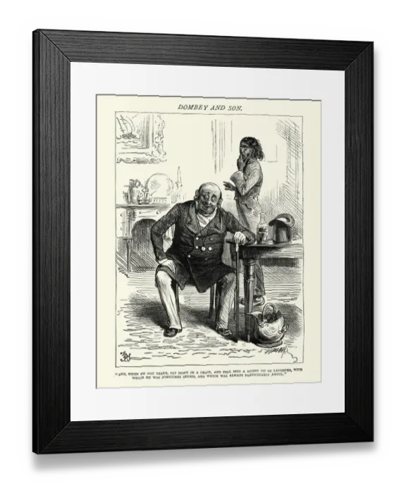 Framed Print : Dickenss Dombey and Son Framed Print : Dickenss Dombey and Son