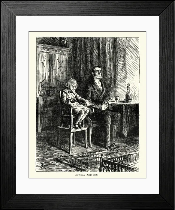 Framed Print : Dickenss Dombey and Son Framed Print : Dickenss Dombey and Son
