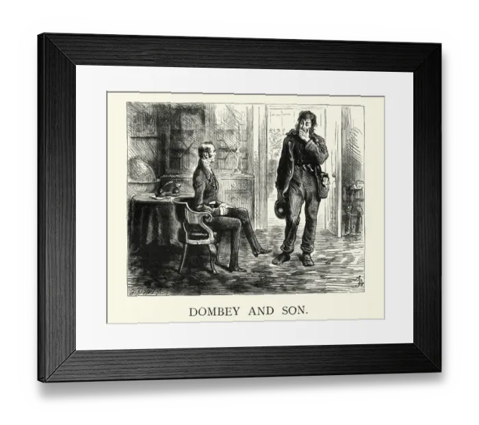 Framed Print : Dickenss Dombey and Son