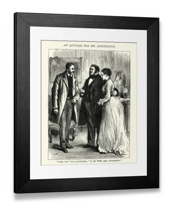 Framed Print : Dickenss Hard Times - An adviser for Mr Harthouse Framed Print : Dickenss Hard Times - An adviser for Mr Harthouse