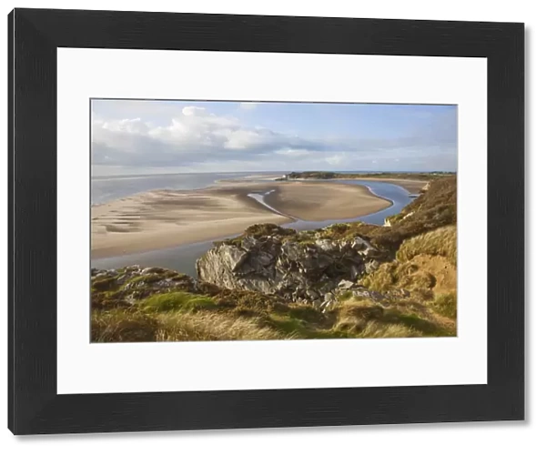 beach, beauty in nature, borth y gest, calm, cloud, color image, copy space, day