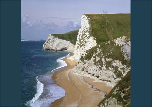 beach, beauty in nature, cliff, color image, day, dorset, environment, lulworth, nature