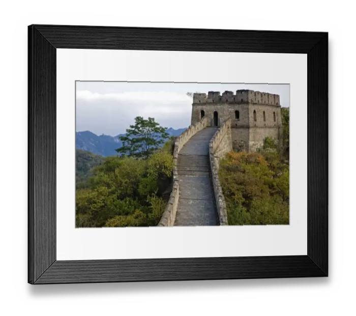 Framed Print : china, color image, day, defending, defense, fort, garrison post, great wall of china Framed Print : china, color image, day, defending, defense, fort, garrison post, great wall of china