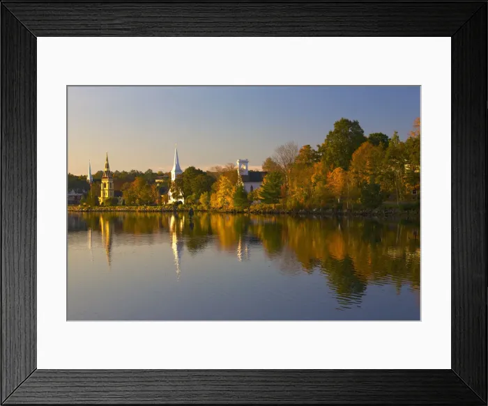 Framed Print : autumn leaves, change, church, color image, copy space, dawn, day, environment, faith Framed Print : autumn leaves, change, church, color image, copy space, dawn, day, environment, faith