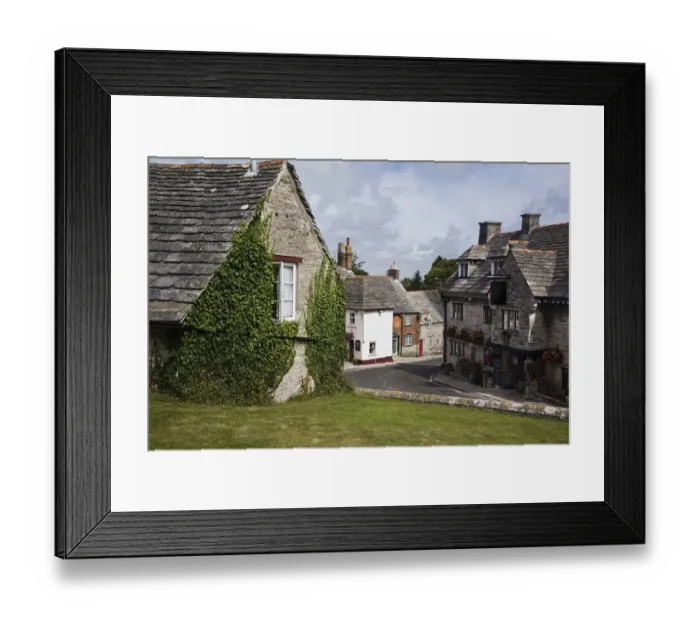 Framed Print : ancient, architecture, buildings, cloudy, corfe castle, day, dorset, england, europe Framed Print : ancient, architecture, buildings, cloudy, corfe castle, day, dorset, england, europe