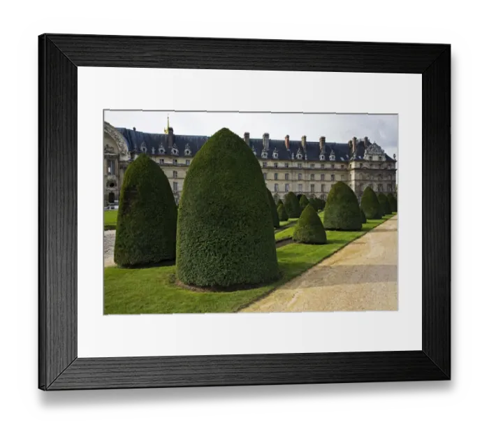 Framed Print : architecture, building, bushes, day, europe, france, landscaping, les invalides, nobody Framed Print : architecture, building, bushes, day, europe, france, landscaping, les invalides, nobody
