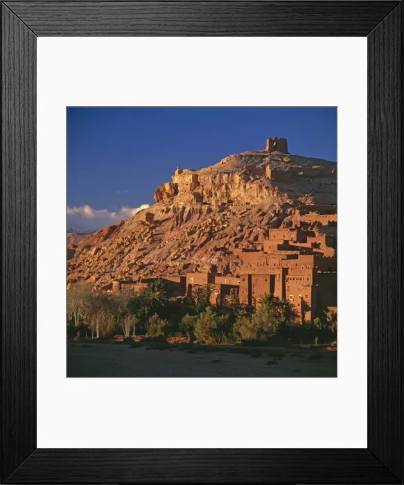 Framed Print : aerial view, africa, architecture, arid, atlas mountains, barren, community, dawn Framed Print : aerial view, africa, architecture, arid, atlas mountains, barren, community, dawn