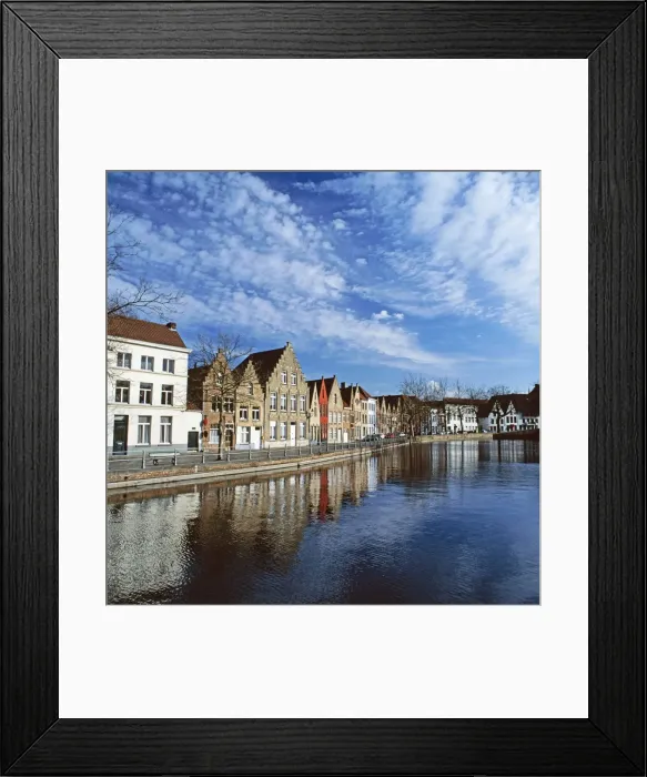 Framed Print : architecture, belgium, bruges, buildings, canal, community, day, europe, harbor, nobody Framed Print : architecture, belgium, bruges, buildings, canal, community, day, europe, harbor, nobody