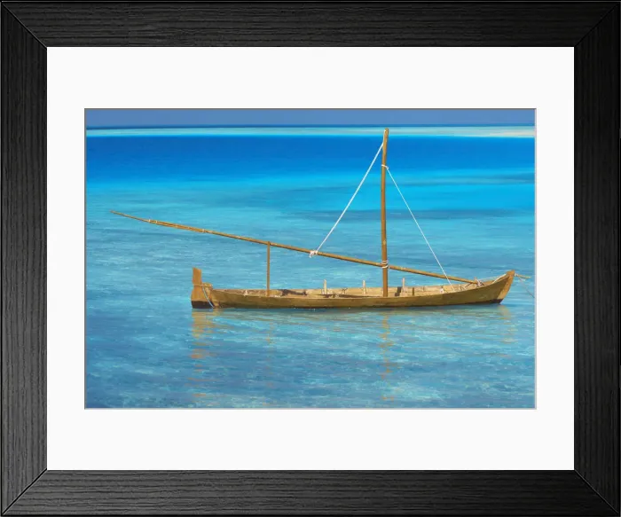Framed Print : Floating in variation of blue, maldives Framed Print : Floating in variation of blue, maldives