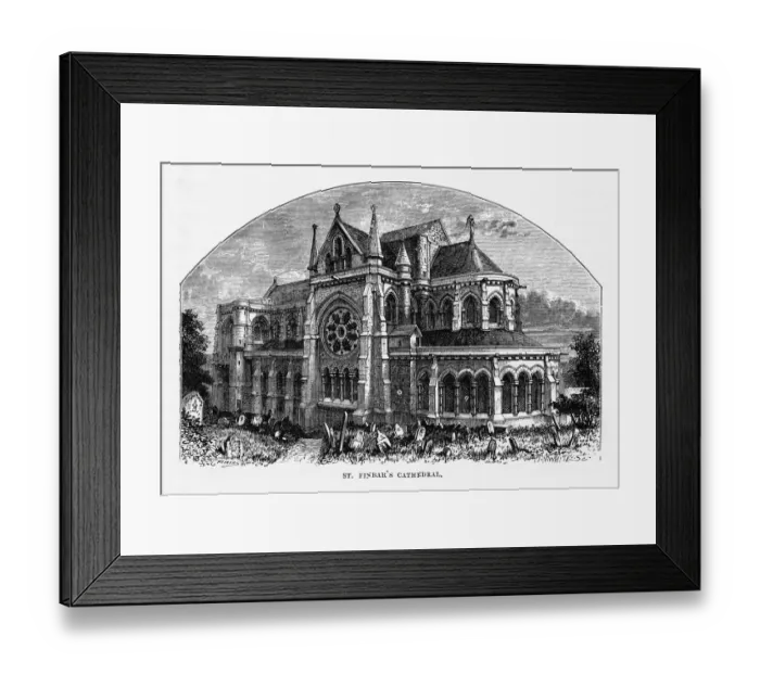 Framed Print : St. Finbaras Cathedral, Cork, County Cork, Ireland Victorian Engraving, 1840 Framed Print : St. Finbaras Cathedral, Cork, County Cork, Ireland Victorian Engraving, 1840