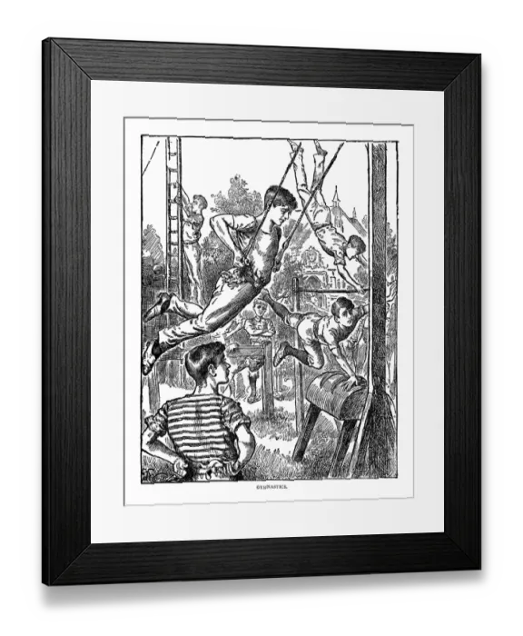 Framed Print : Gymnastics