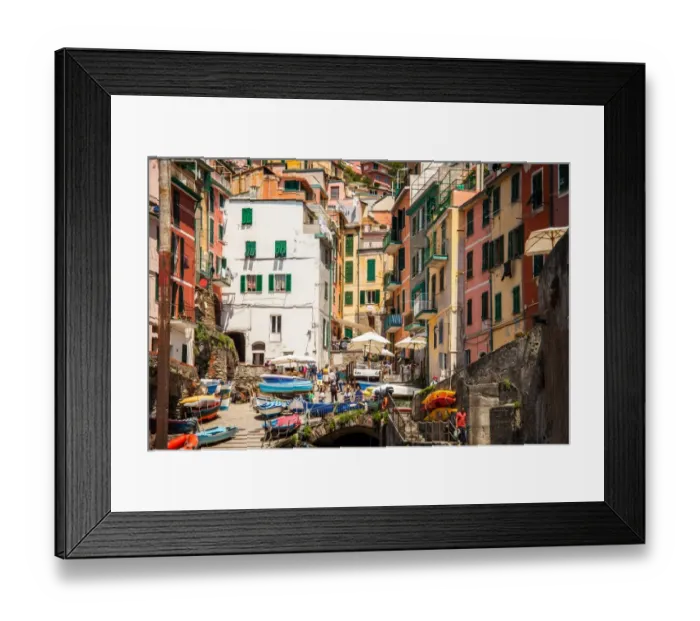 Framed Print : Riomaggiore Harbour Framed Print : Riomaggiore Harbour