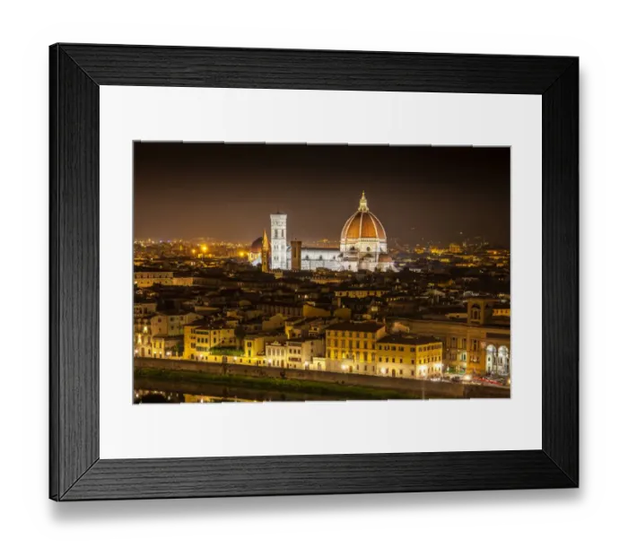 Framed Print : Florence by Night Framed Print : Florence by Night