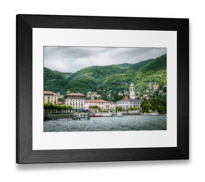 Framed Print : Cernobbio Town Framed Print : Cernobbio Town