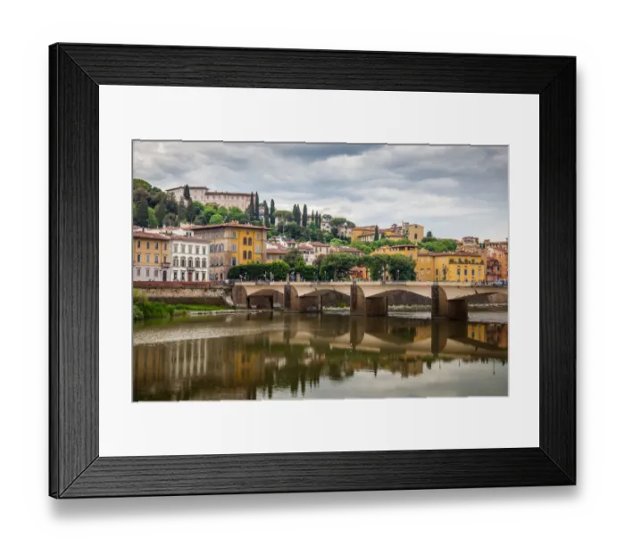 Framed Print : Florence Old Bridge