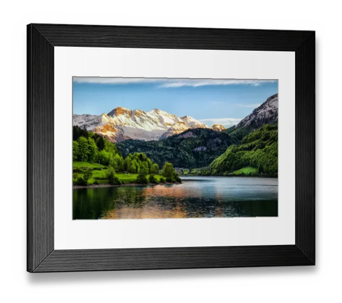 Framed Print : Berner Highlands Framed Print : Berner Highlands