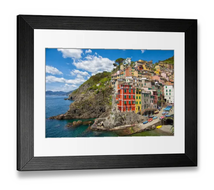 Framed Print : Riomaggiore by Day Framed Print : Riomaggiore by Day