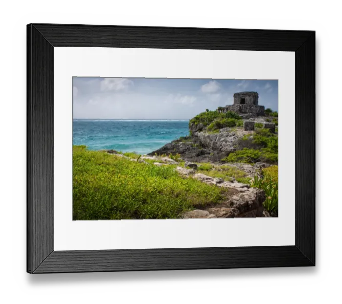 Framed Print : Tulum is a resort town on Mexicoas Caribbean coast, around 130 km south of Cancn