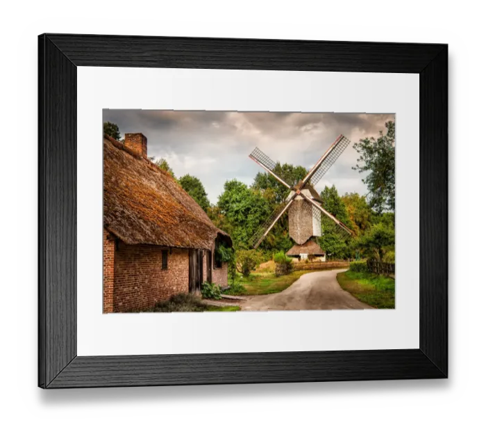 Framed Print : Old Windmill Framed Print : Old Windmill