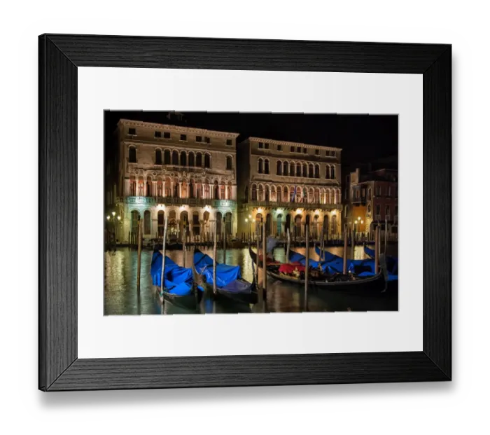 Framed Print : Night at Venice Framed Print : Night at Venice