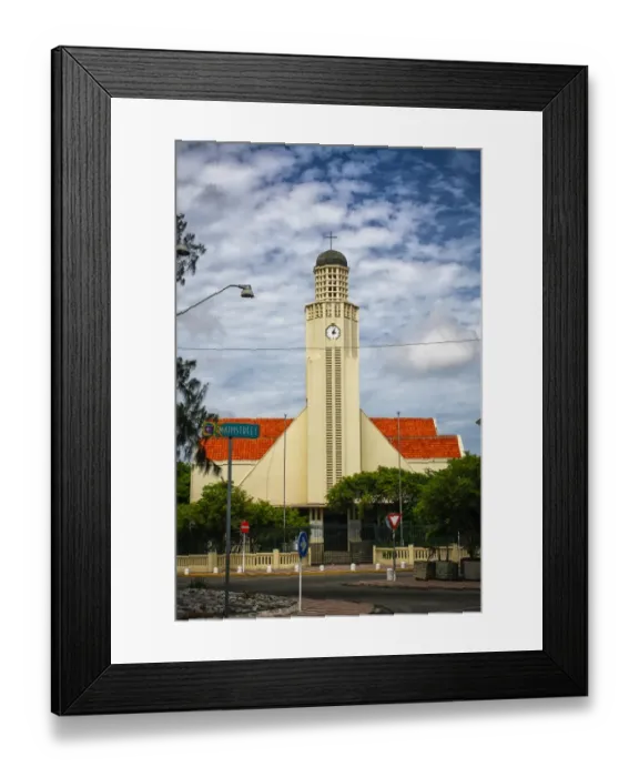 Framed Print : Aruba Church Framed Print : Aruba Church