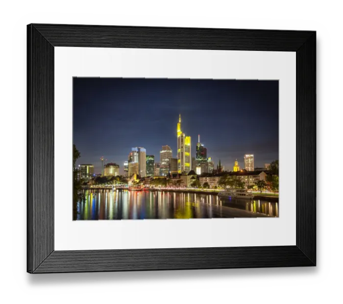 Framed Print : Frankfurt by Night Framed Print : Frankfurt by Night