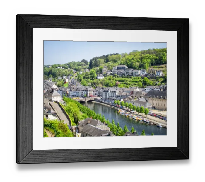 Framed Print : Town Of Bouillon Framed Print : Town Of Bouillon