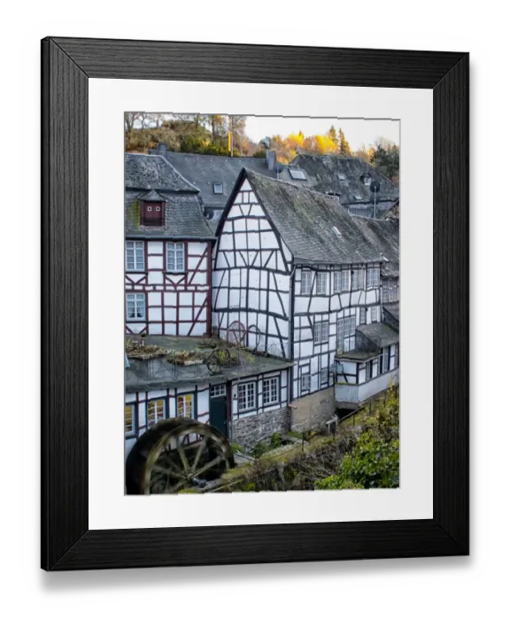 Framed Print : Old Half Timbered German House Framed Print : Old Half Timbered German House