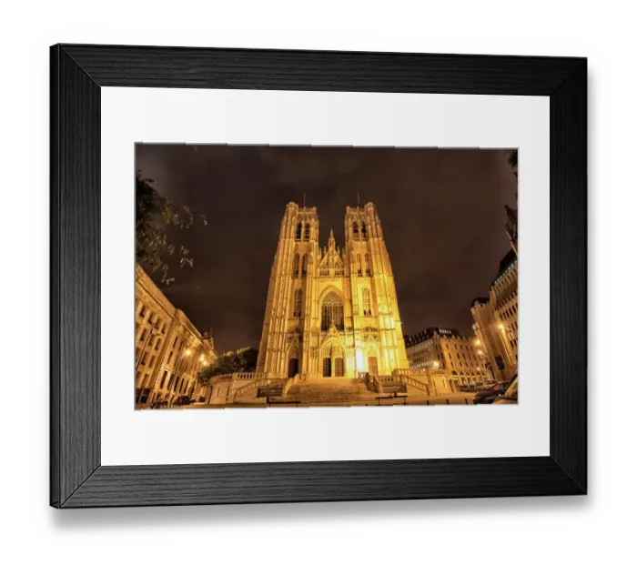 Framed Print : St. Michael and St. Gudula Framed Print : St. Michael and St. Gudula