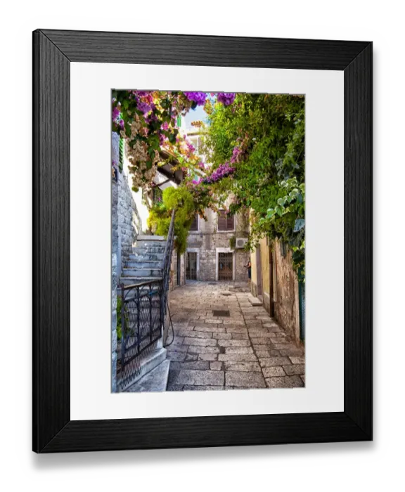 Framed Print : Garden street Framed Print : Garden street