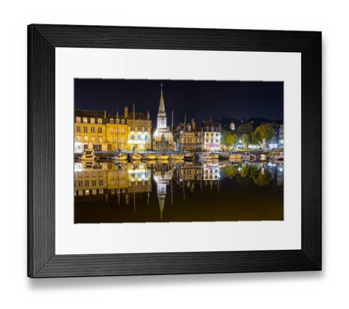 Framed Print : Town of Honfleur Framed Print : Town of Honfleur