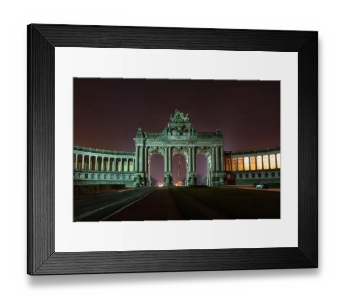 Framed Print : Parc du Cinquantenaire or Jubel Park