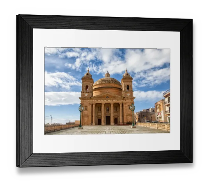Framed Print : Mgarr Parish Church Framed Print : Mgarr Parish Church
