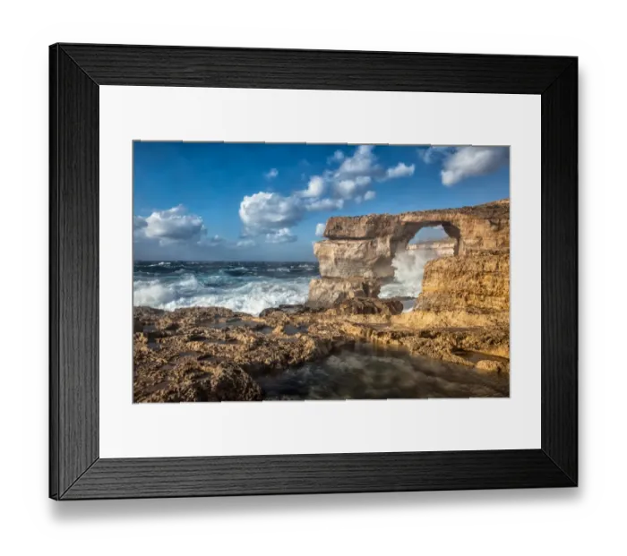Framed Print : Huge waves and coastline Framed Print : Huge waves and coastline