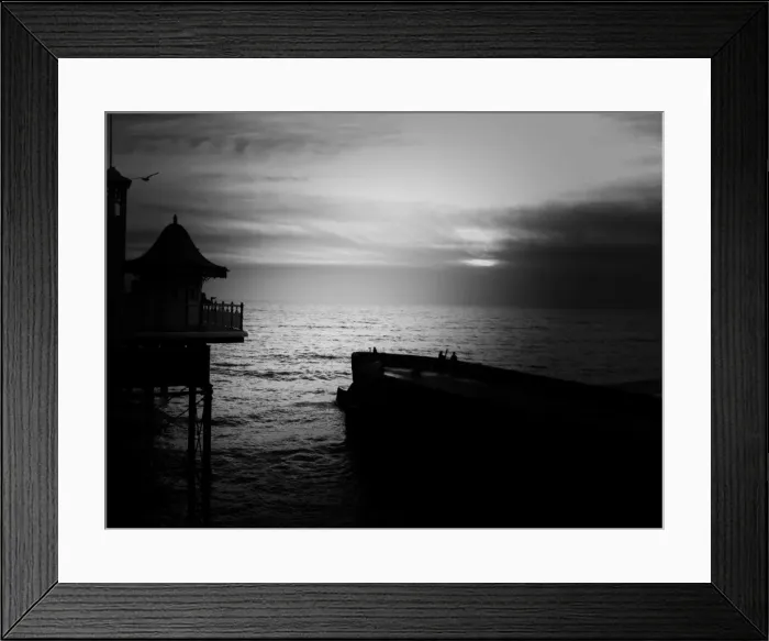 Framed Print : Brighton pier and beach Framed Print : Brighton pier and beach