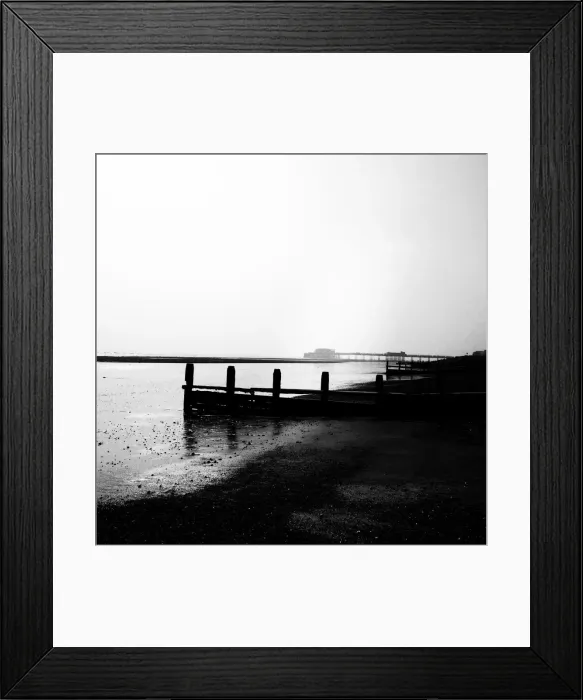 Framed Print : Foggy Worthing Pier Framed Print : Foggy Worthing Pier