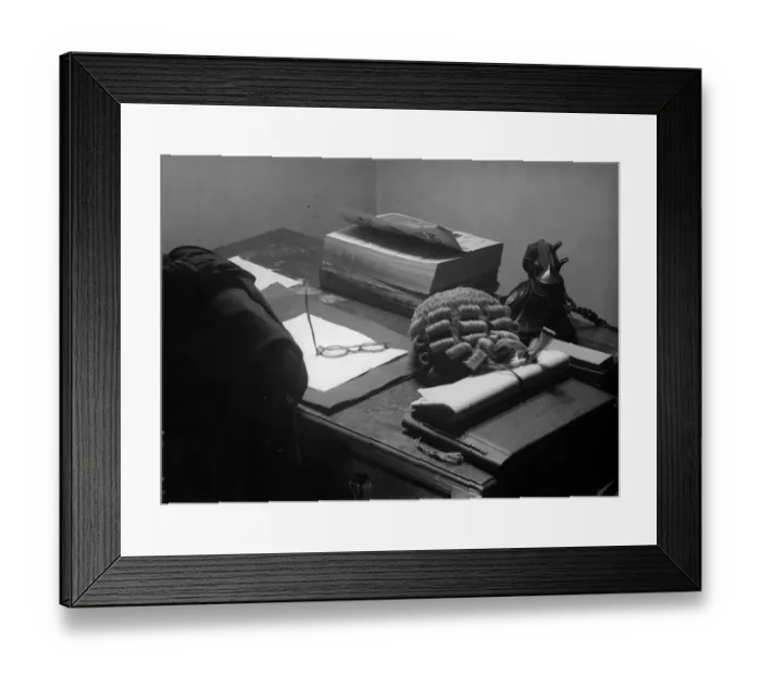 Framed Print : Barristers Wig Framed Print : Barristers Wig
