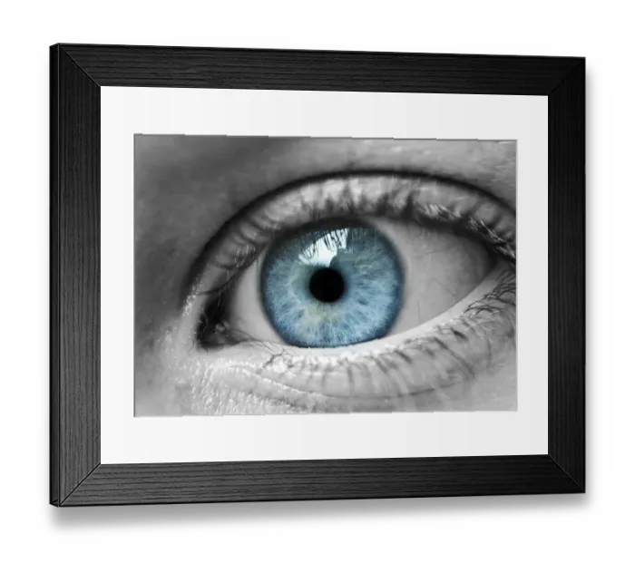 Framed Print : Close up of blue eyes Framed Print : Close up of blue eyes