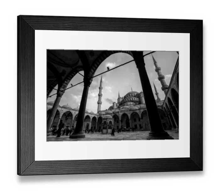 Framed Print : The Blue Mosque (Sultan Ahmed Mosque) Framed Print : The Blue Mosque (Sultan Ahmed Mosque)