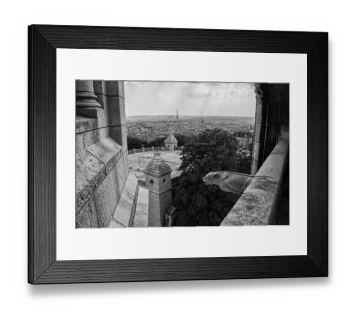 Framed Print : View from Sacre Coeur Framed Print : View from Sacre Coeur