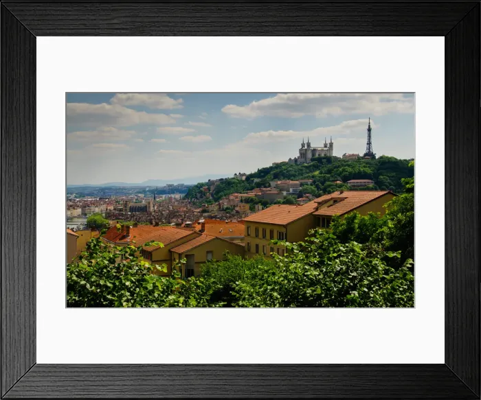 Framed Print : View from Croix-Rousse Framed Print : View from Croix-Rousse