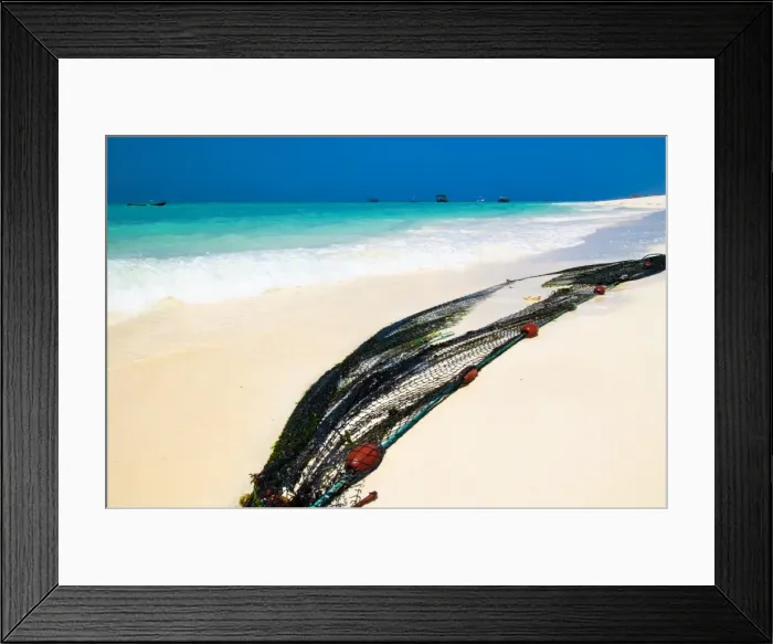 Framed Print : The Beach. Kaskazini A, Zanzibar, Tanzania Framed Print : The Beach. Kaskazini A, Zanzibar, Tanzania